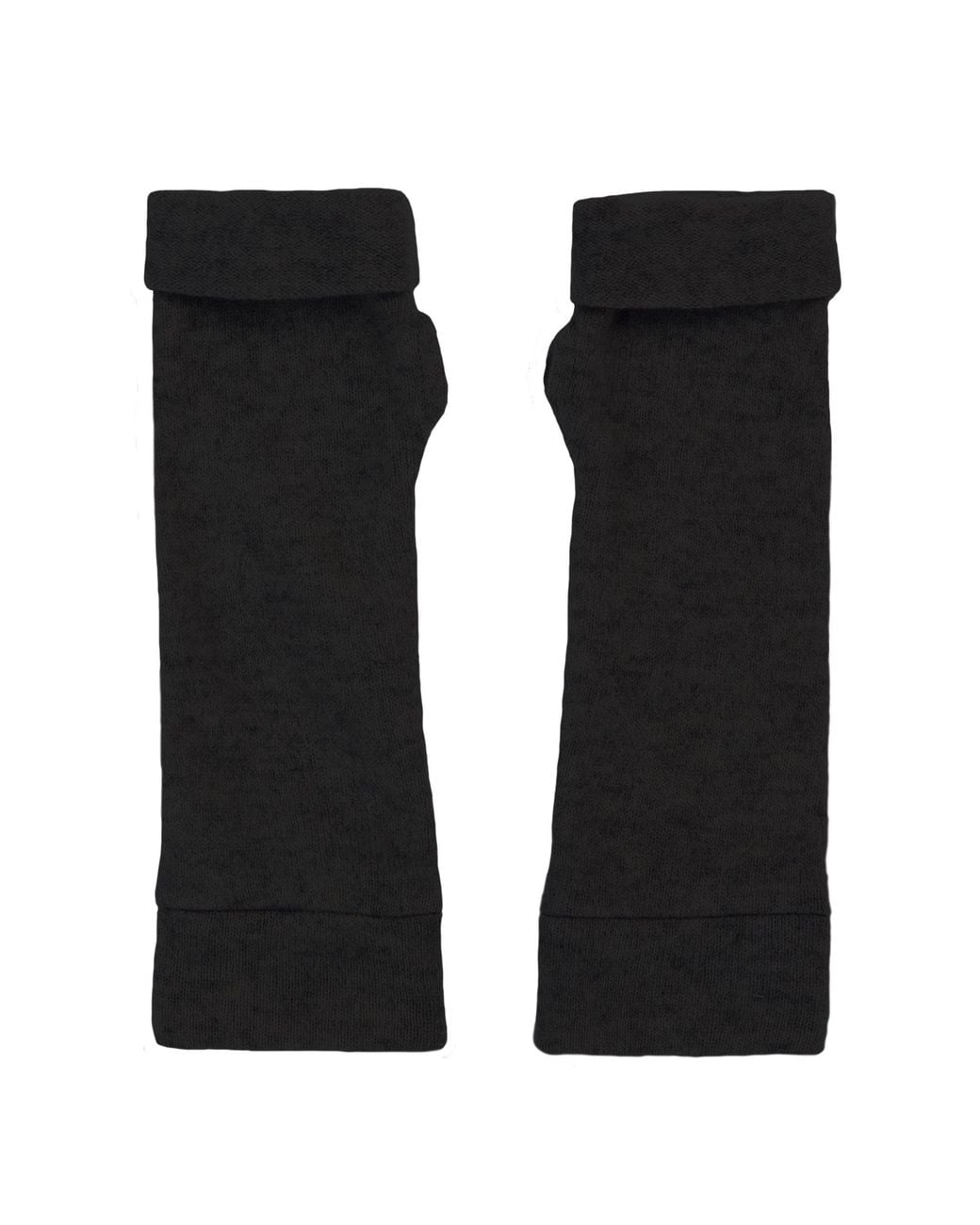 Celtic & Co. Black Cashmere Fingerless Gloves