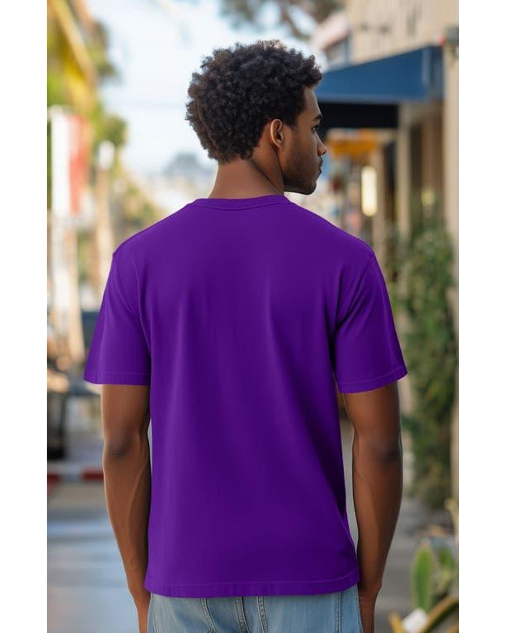 Alix Purple Astronaut Tee for men