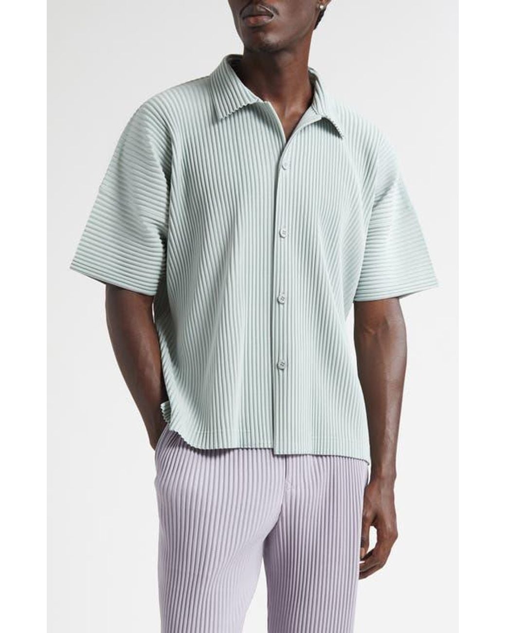 Homme Plissé Issey Miyake Monthly Colors July Pleated Short Sleeve