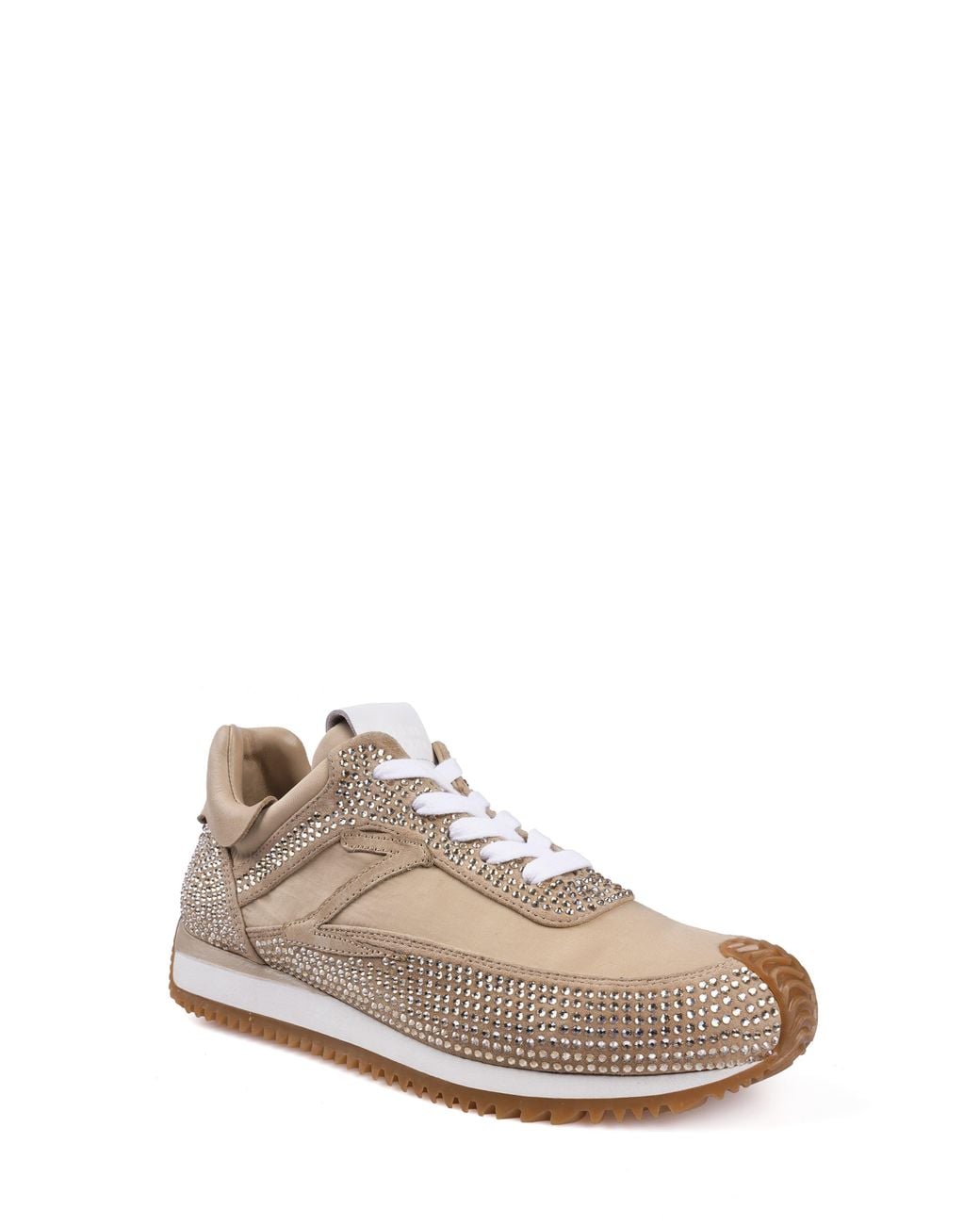 Zigi White Freya Rhinestone Sneaker
