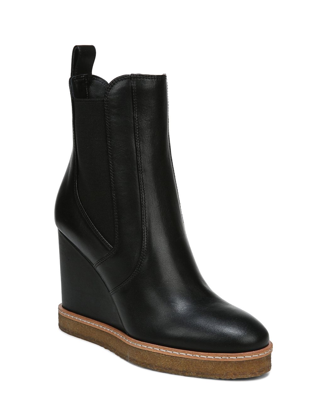 Veronica Beard Aari Waterproof Wedge Chelsea Boot in Black - Lyst