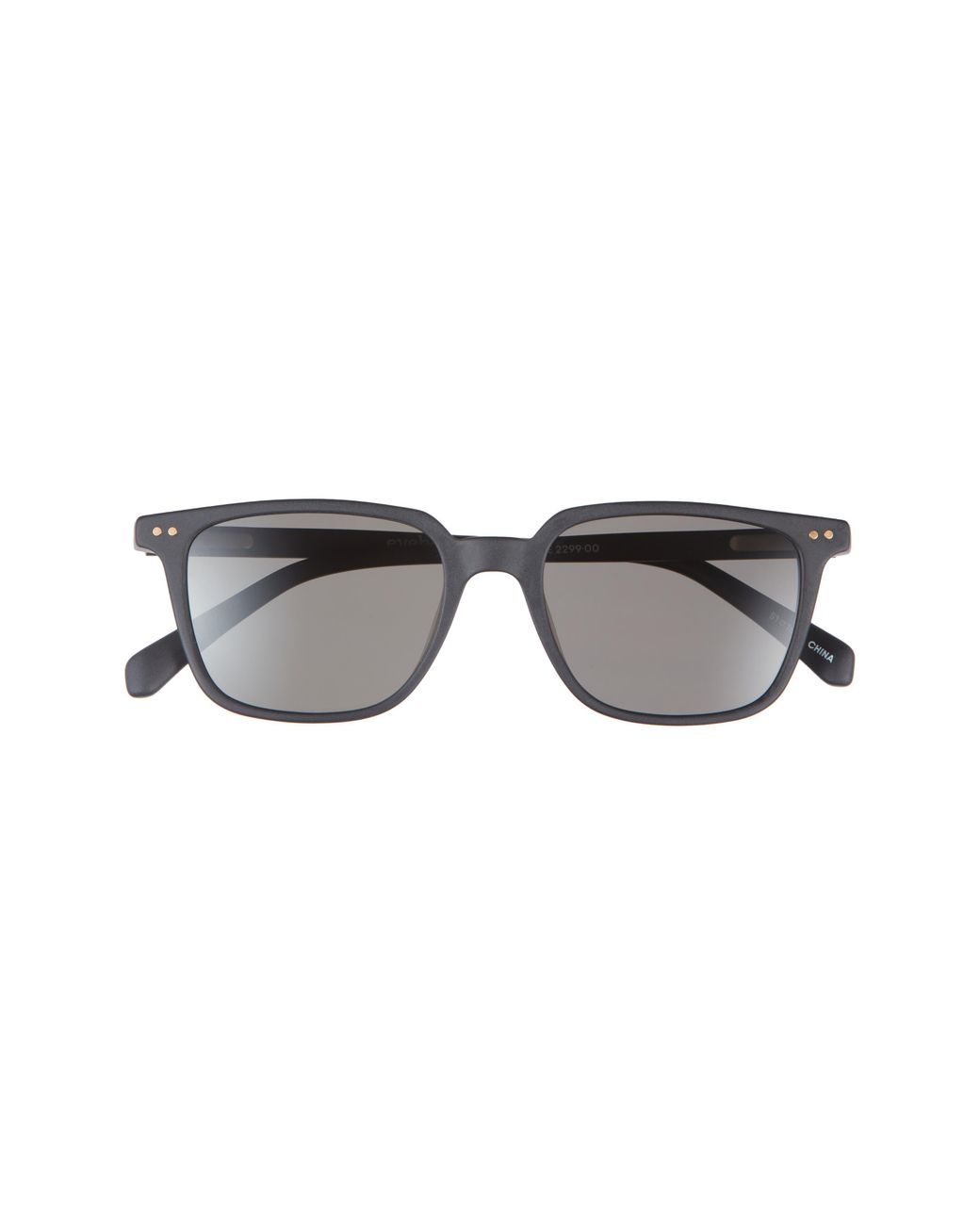 Eyebobs Black C Suite 50Mm Polarized Square Sunglasses
