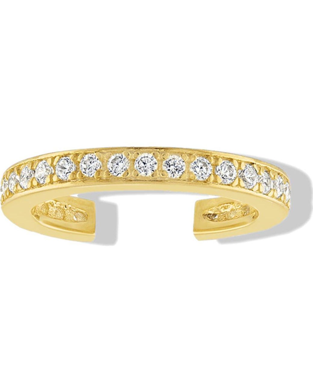BEN ONI White Pave Ear Cuff