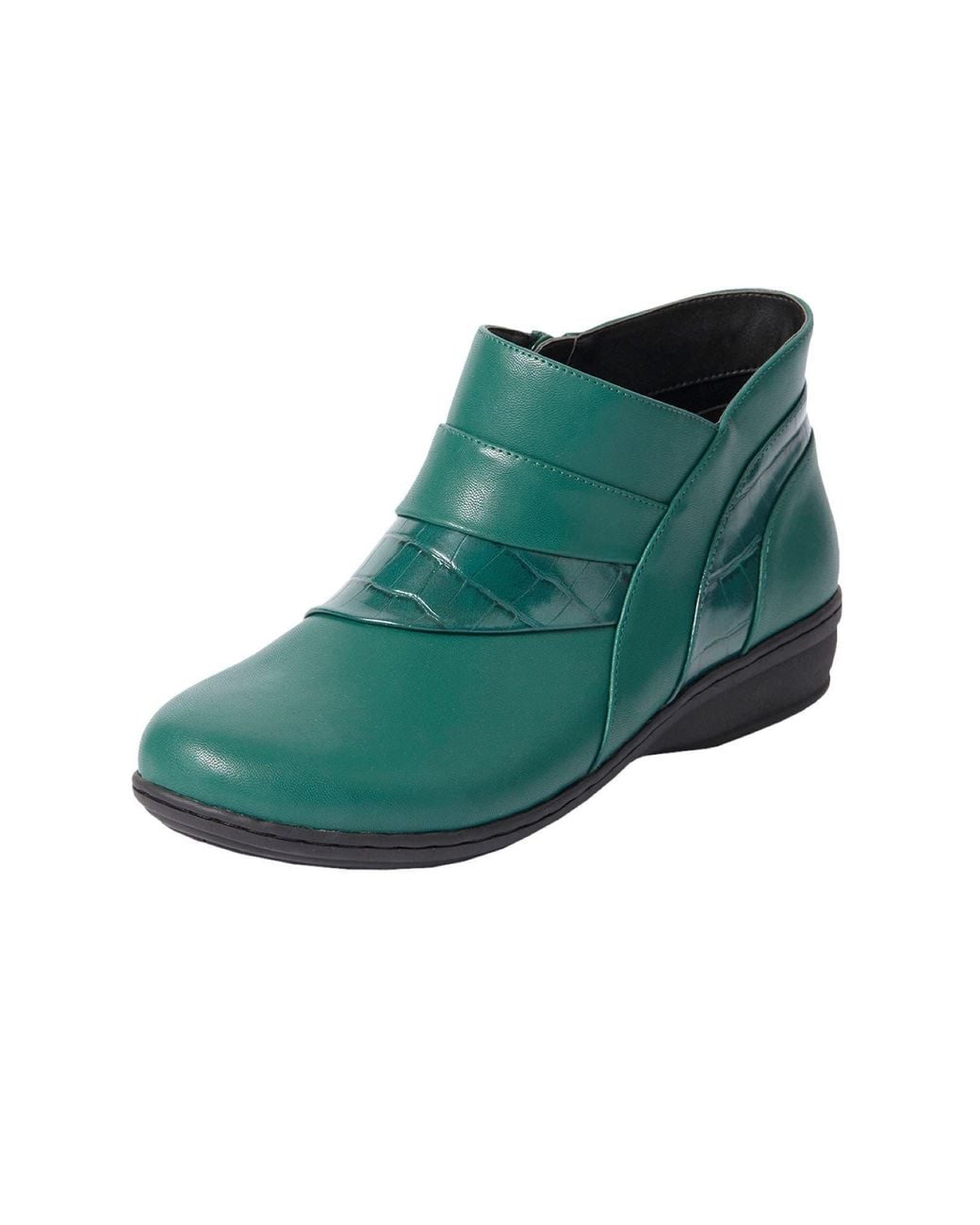 Comfortview Green The Jolene Bootie