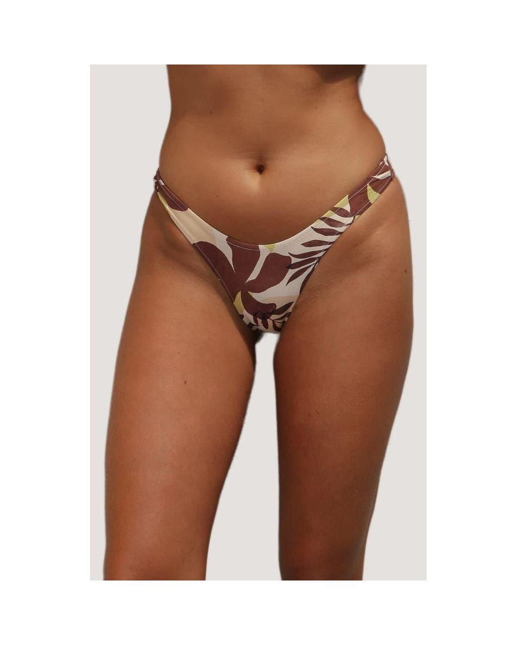 Stone Fox Brown Luka Bikini Bottoms