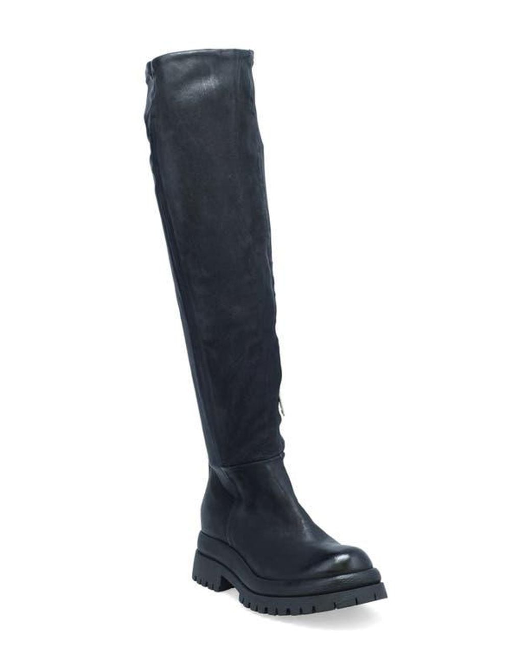 A.s.98 Blue Devy Over The Knee Boot