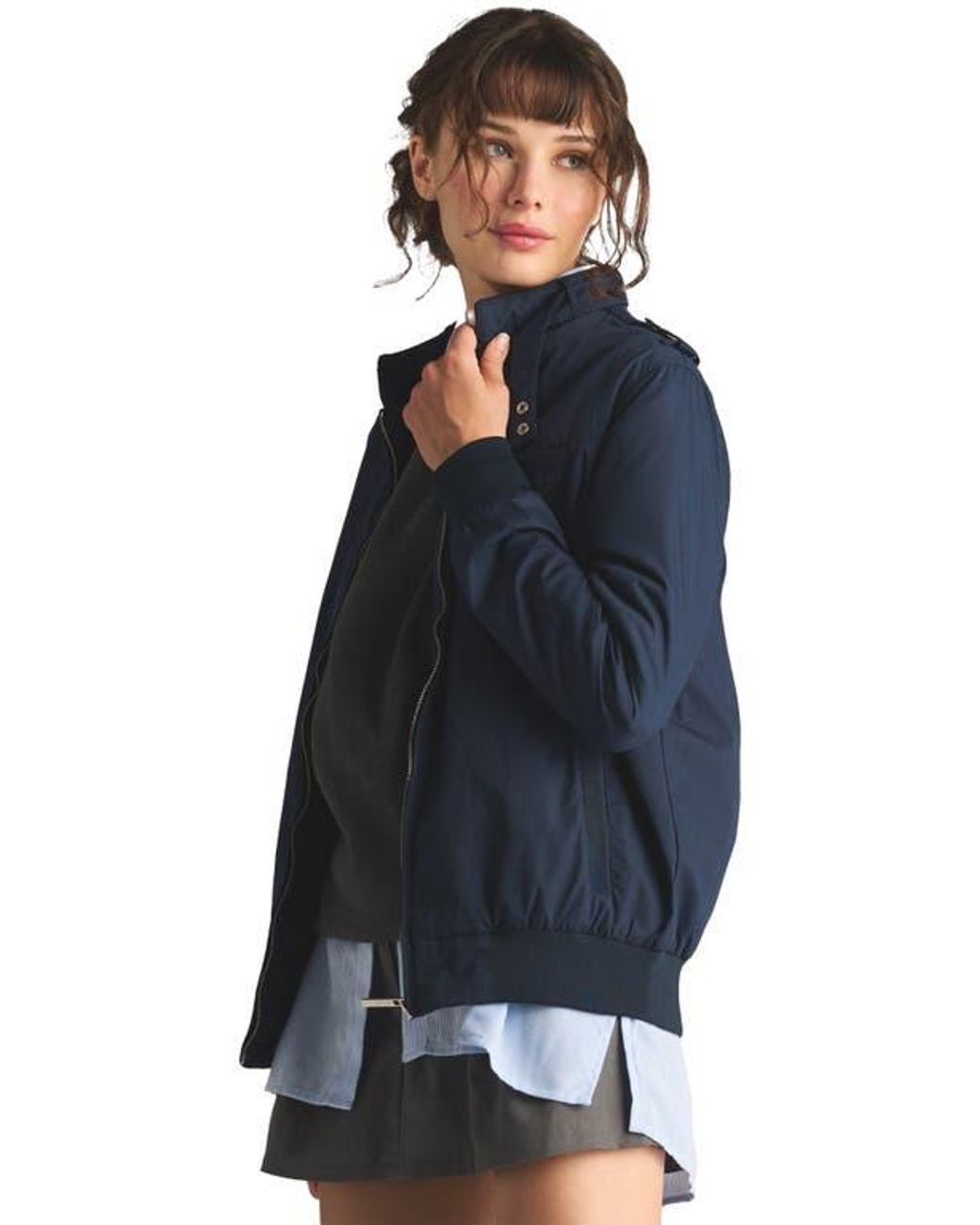 Members Only Classic Iconic Racer Jacket in Blue | Lyst