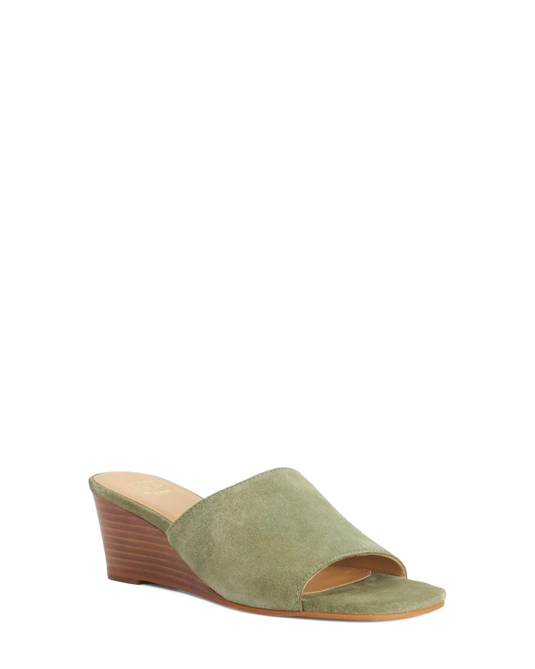 Dune Green Kaydee Wedge Slide Sandal