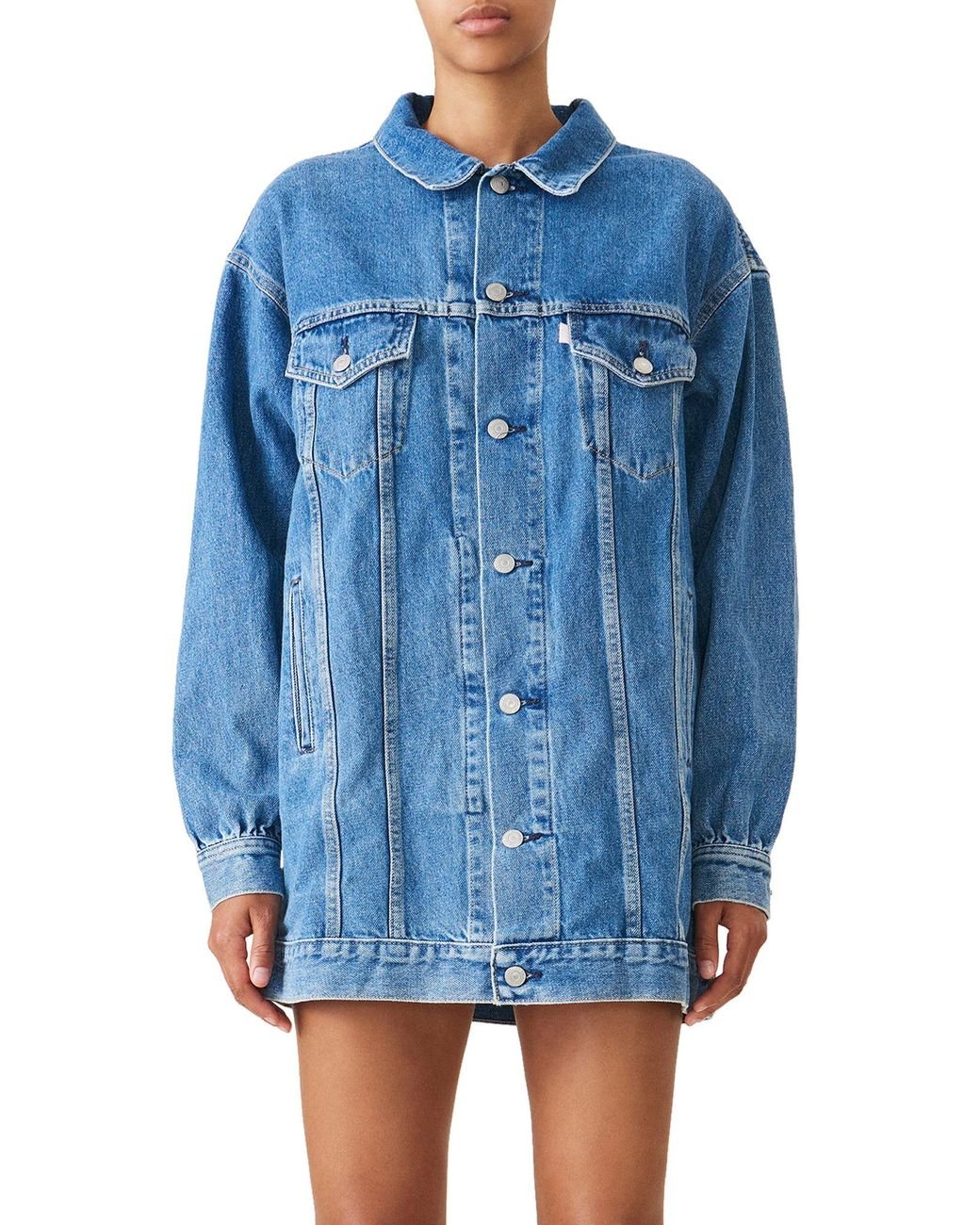Ganni X Levi's Denim Jacket in Blue - Lyst
