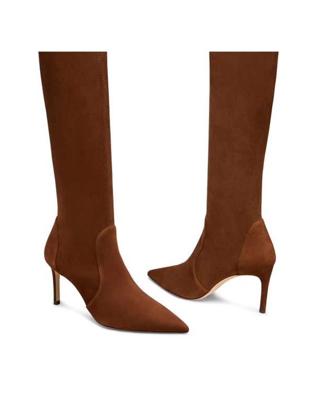 Stuart Weitzman Brown Stuart Power 75 Boot