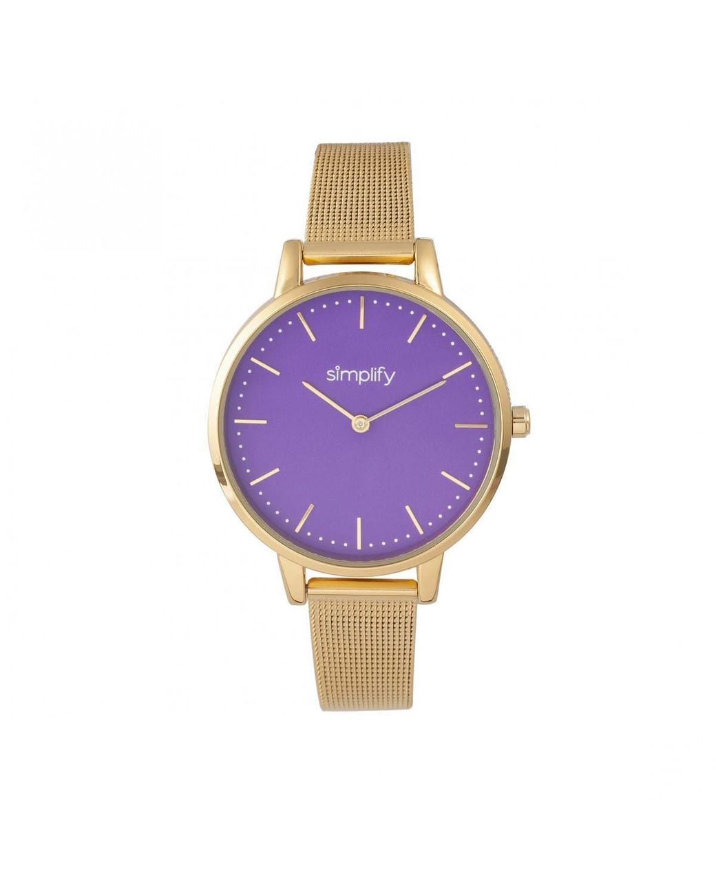 Simplify Purple The 5800 Mesh Bracelet Watch