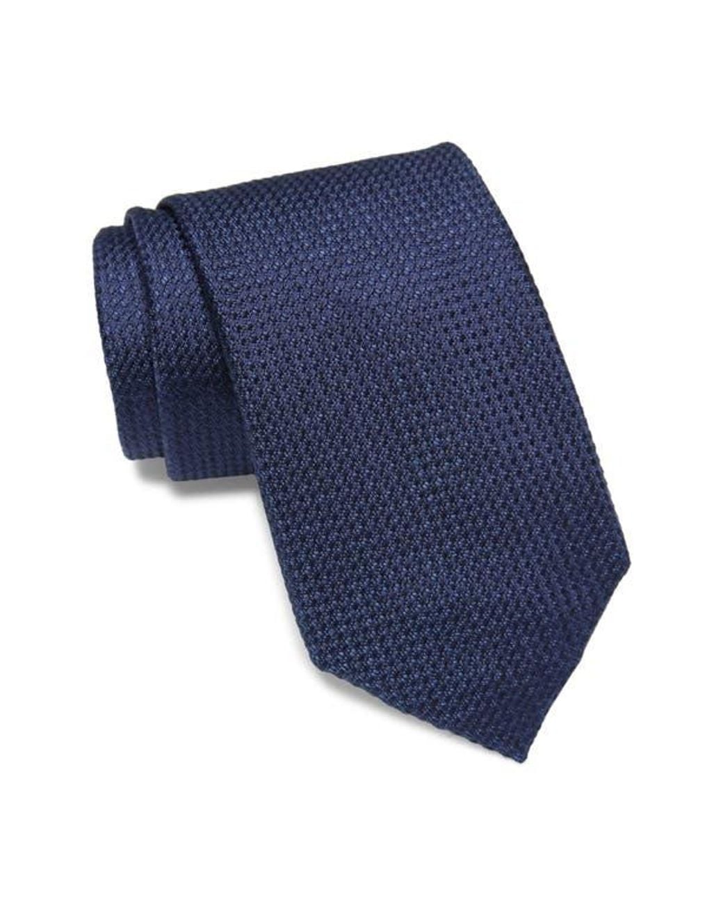 Nordstrom Blue Trammel Textured Silk Tie for men