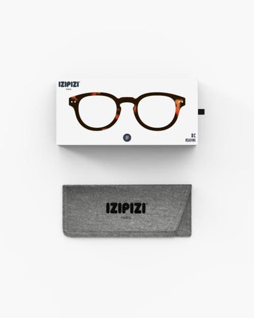 Izipizi Black #C 49Mm Square Reading Glasses