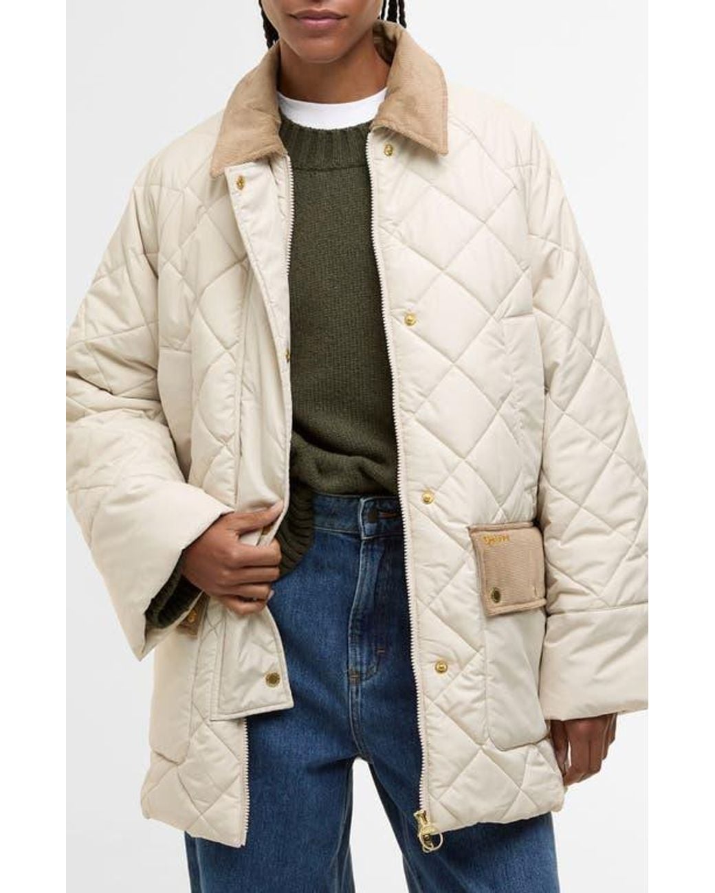 Barbour Natural Aldburgh Quilted Jacket