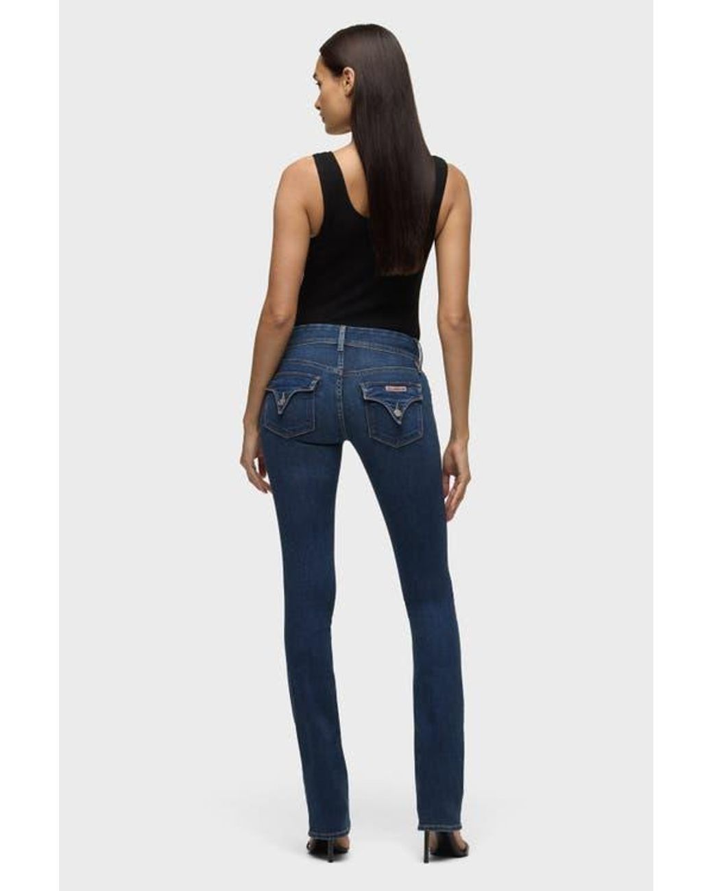 Hudson Blue Beth Mid-Rise Baby Bootcut Jean