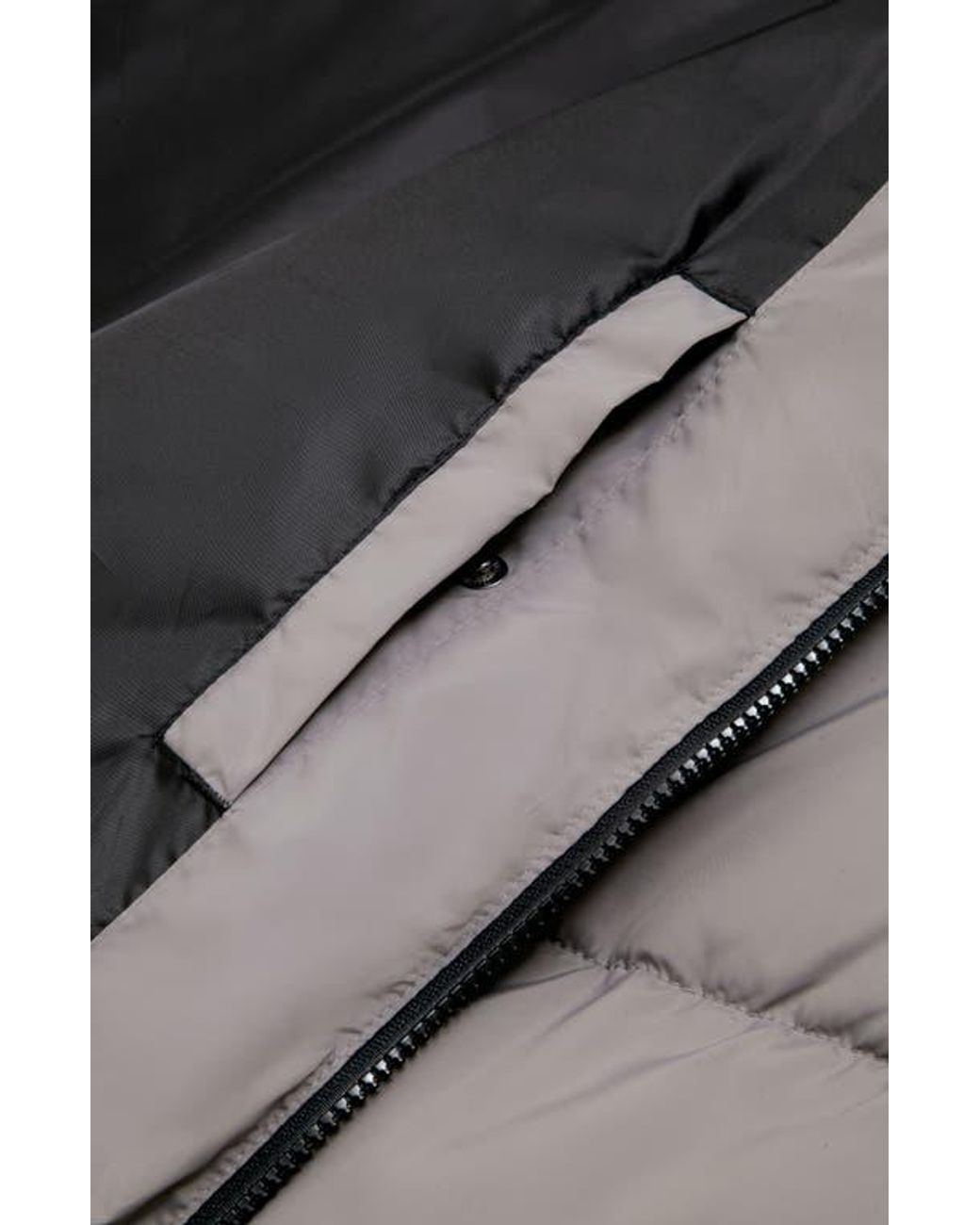 Rokka&Rolla Gray Lightweight Modern Puffer Jacket for men