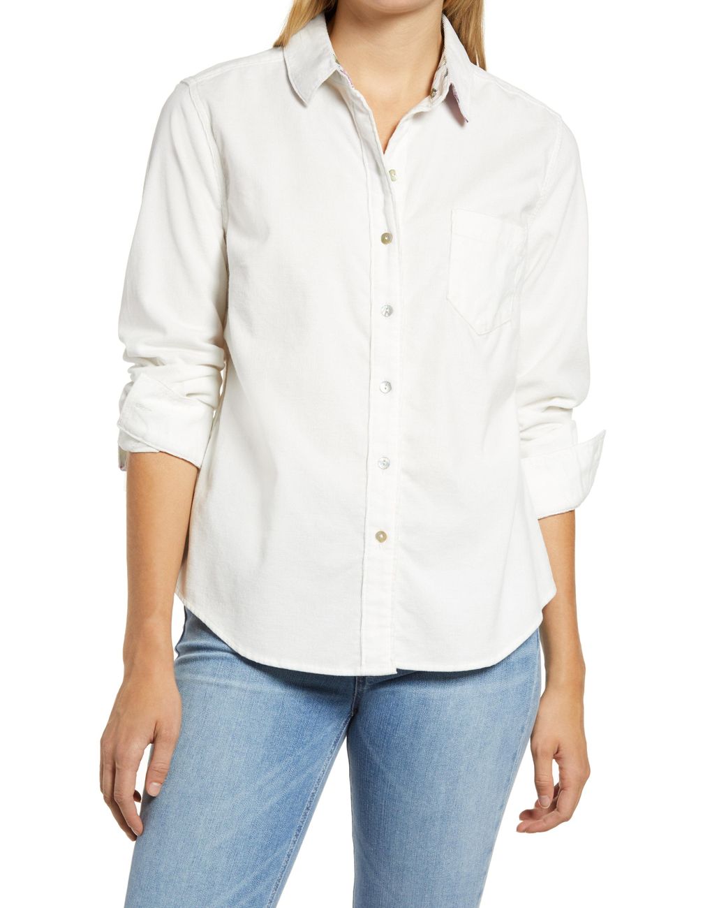 Tommy Bahama Coasta Women's Corduroy Shirt in Lace (White) Lyst