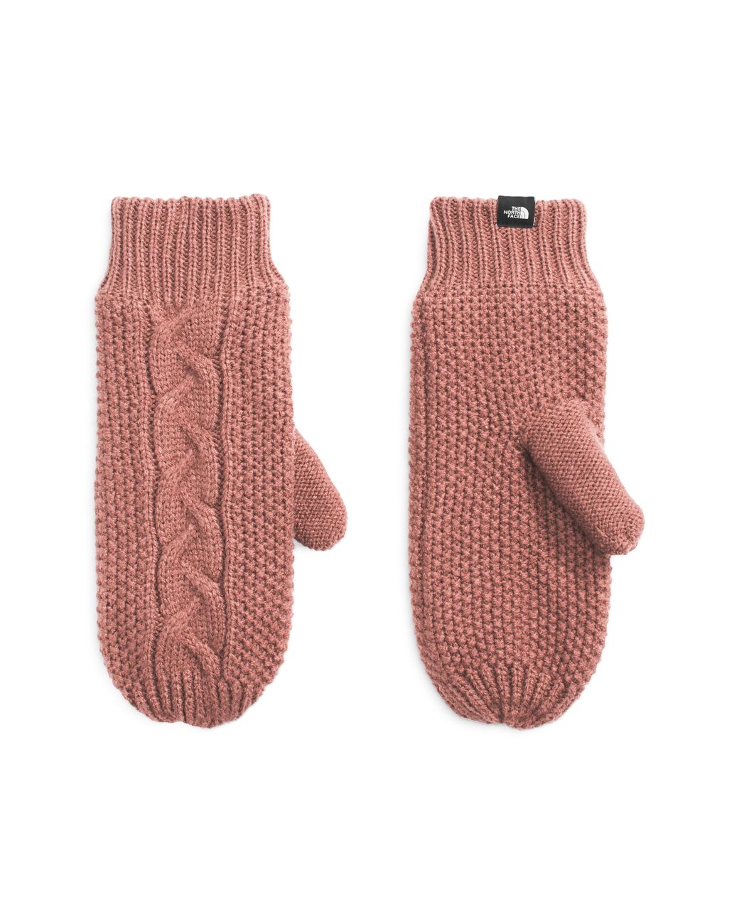 north face cable knit mittens