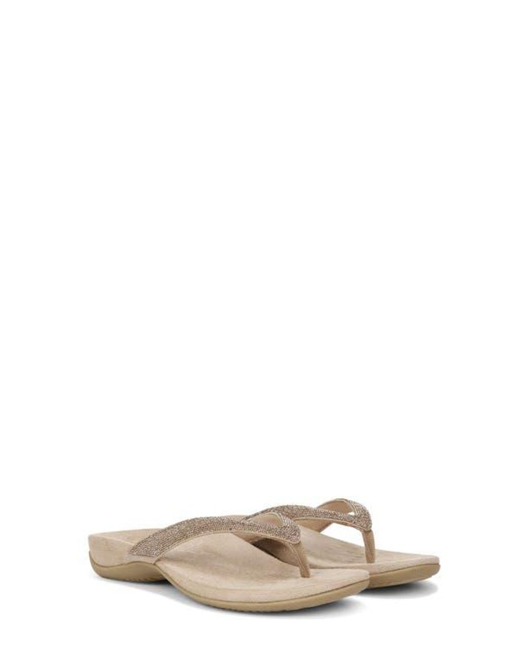 Vionic Natural Dillon Shine Flip Flop