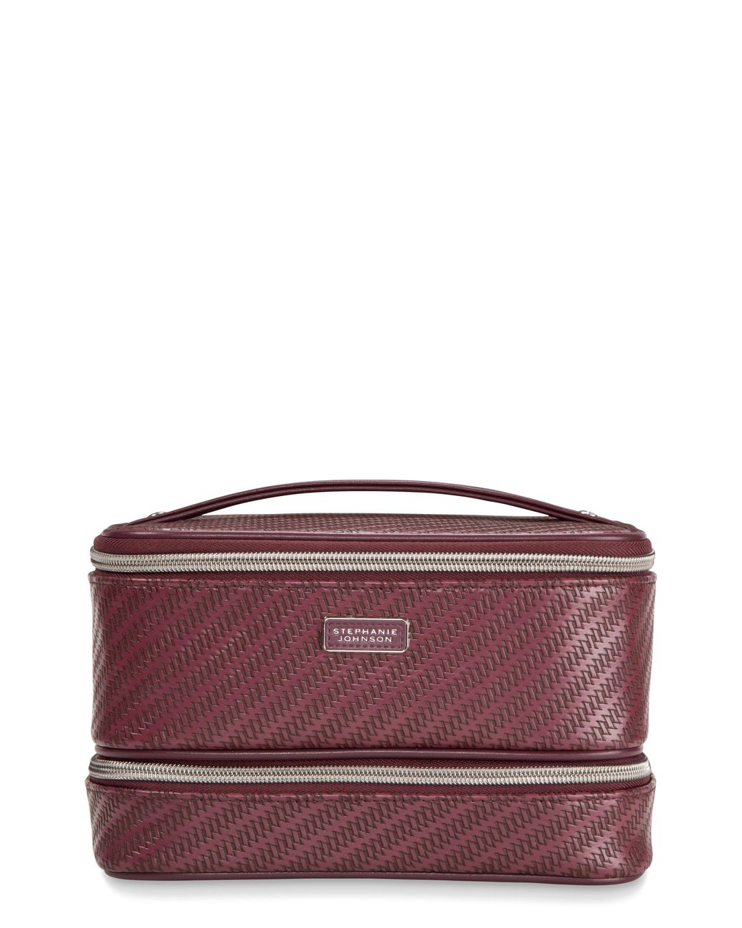 Stephanie Johnson Purple Jenny Train Case