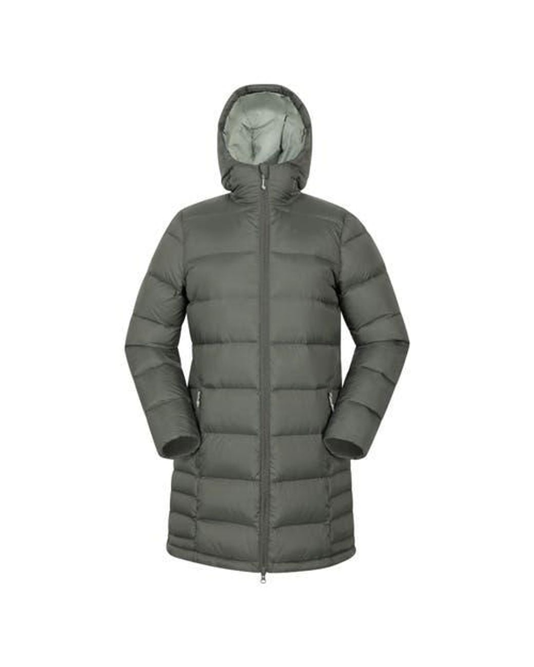 Mountain Warehouse Gray Stratus Extreme Packable Long Down Jacket