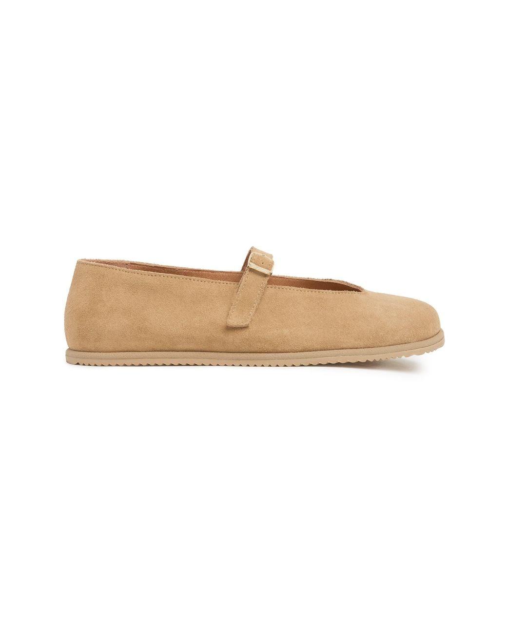 Celtic & Co. White Strap Detail Ballet Flats