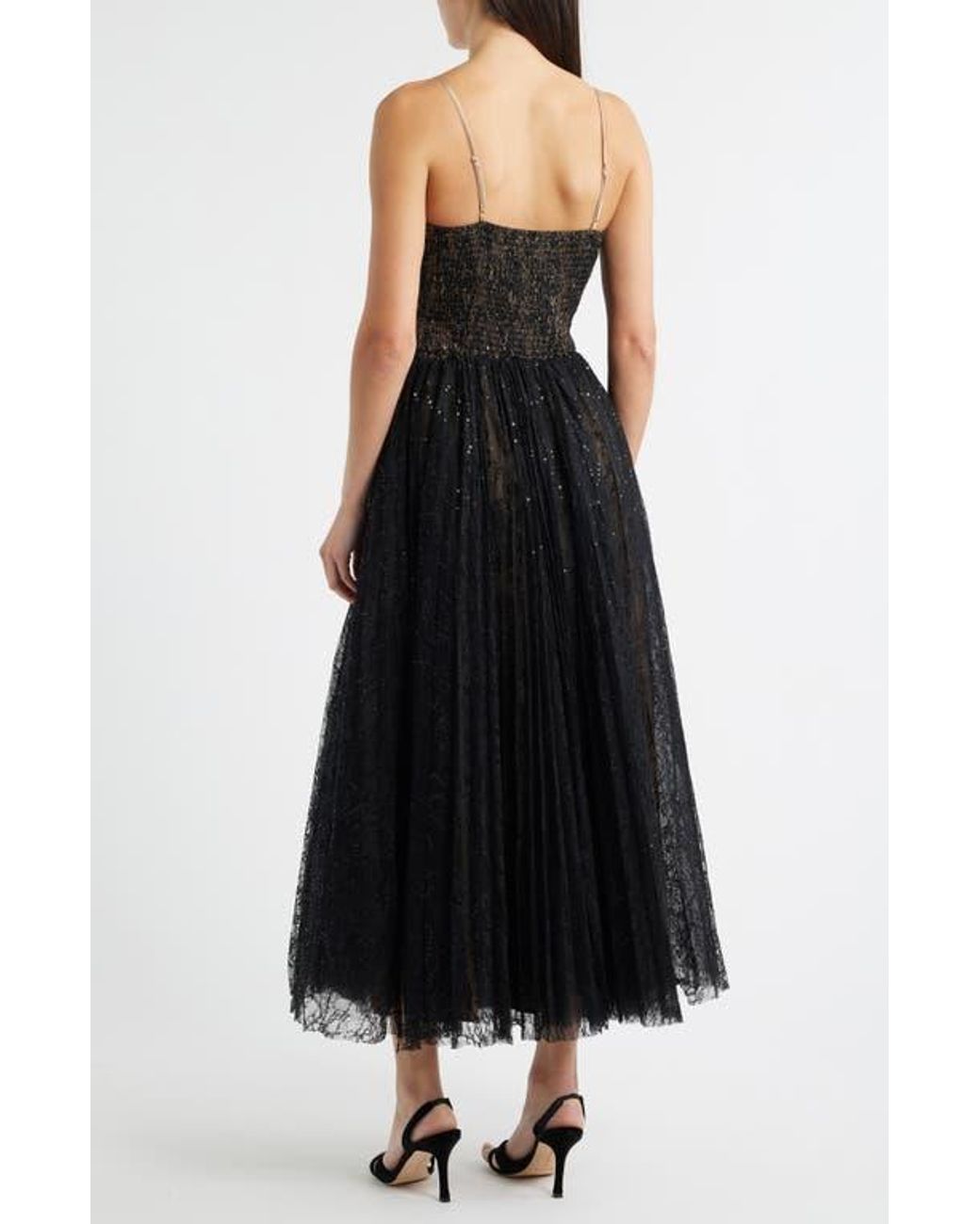 chinese dress ladies Kelly Lace Midi Dress  ANMY BUI