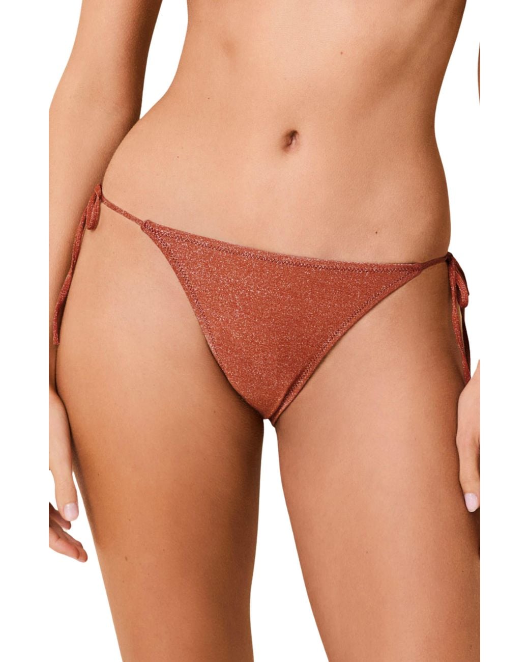 Solid & Striped Multicolor The Iris Glitter Bikini Bottoms