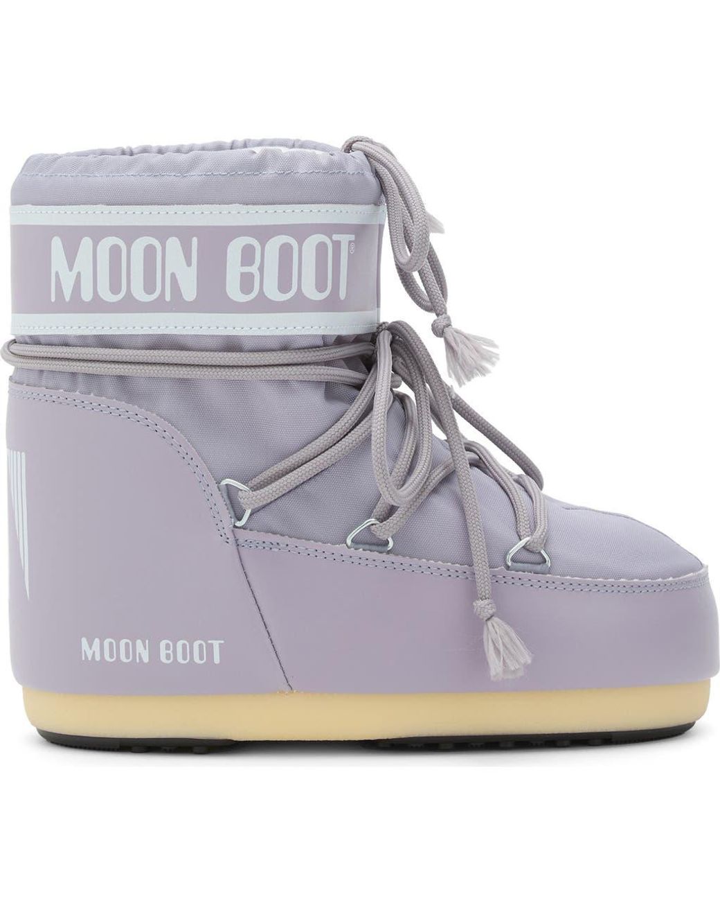 Moon Boot Icon Low Boot in Gray | Lyst