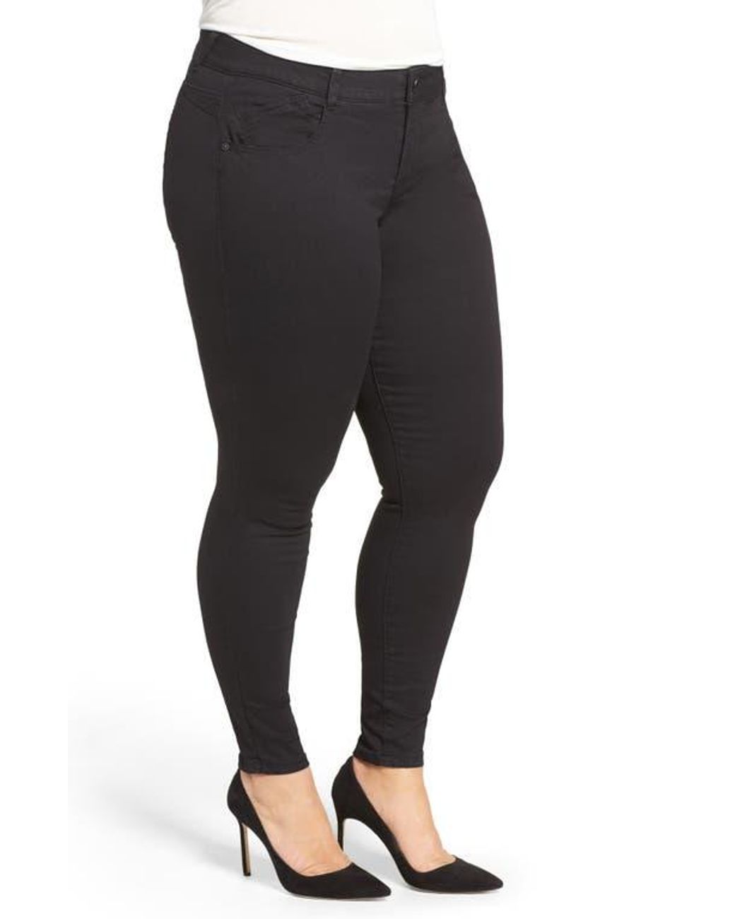 Wit & Wisdom Black 'ab'solution Stretch Skinny Jeans
