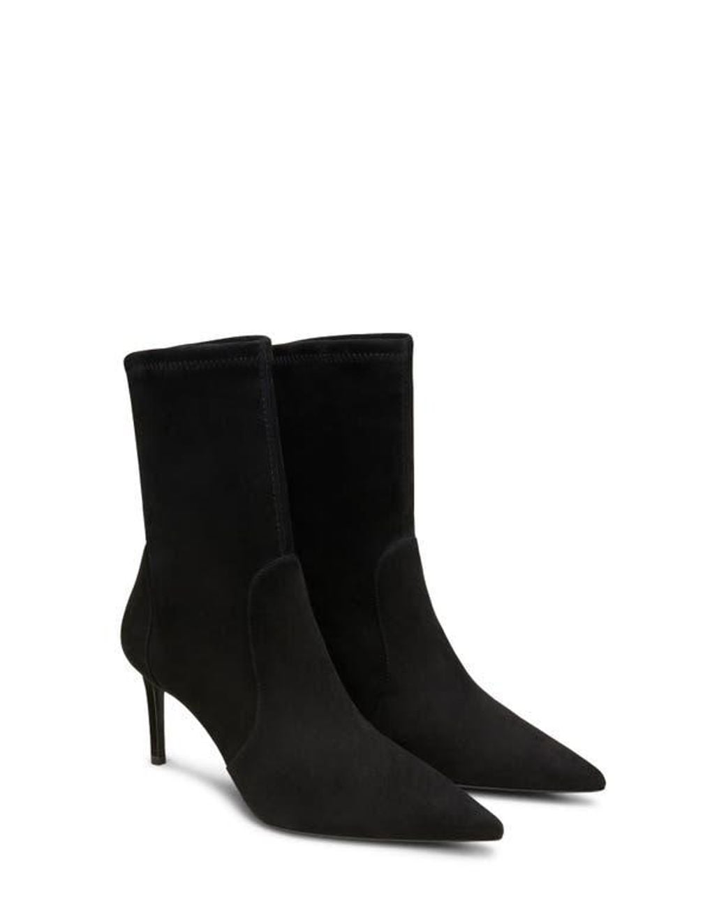 Stuart Weitzman Black Stuart Pointed Toe Bootie