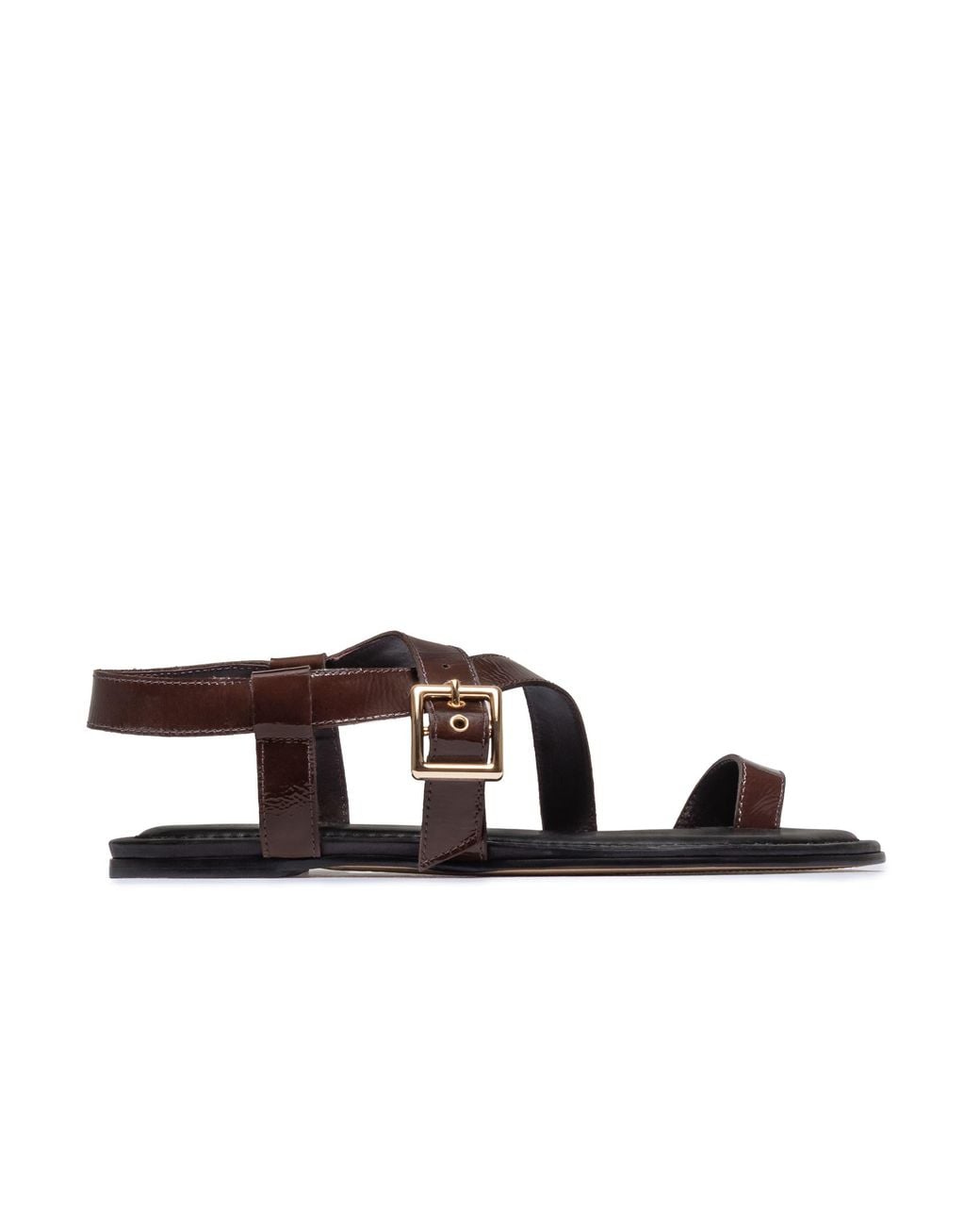 Bernardo Brown Hartshorn Toe Ring Sandal