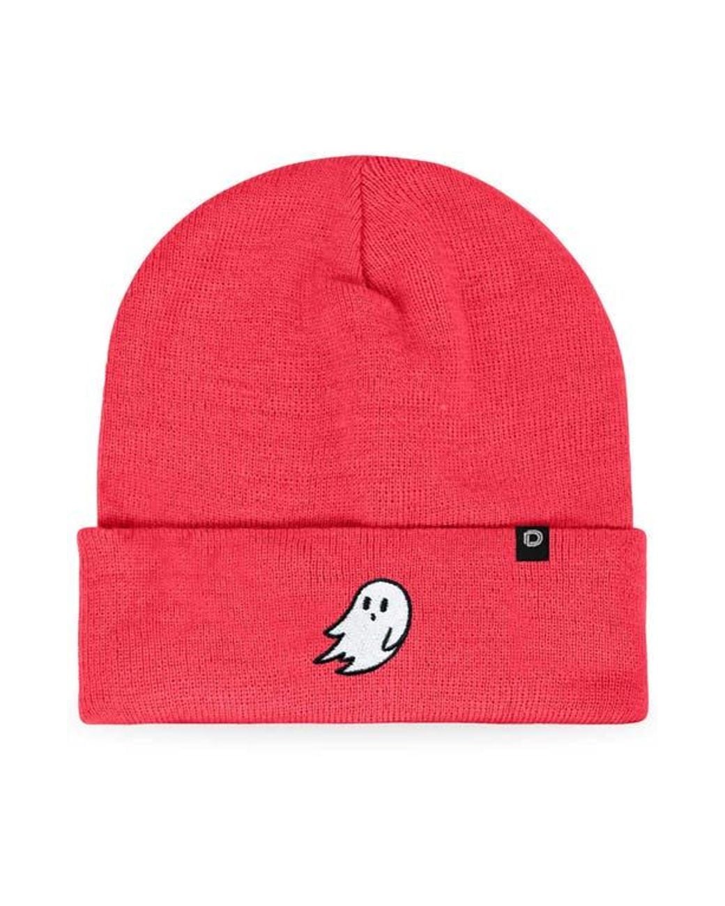 Alix Red Ghost Beanie for men