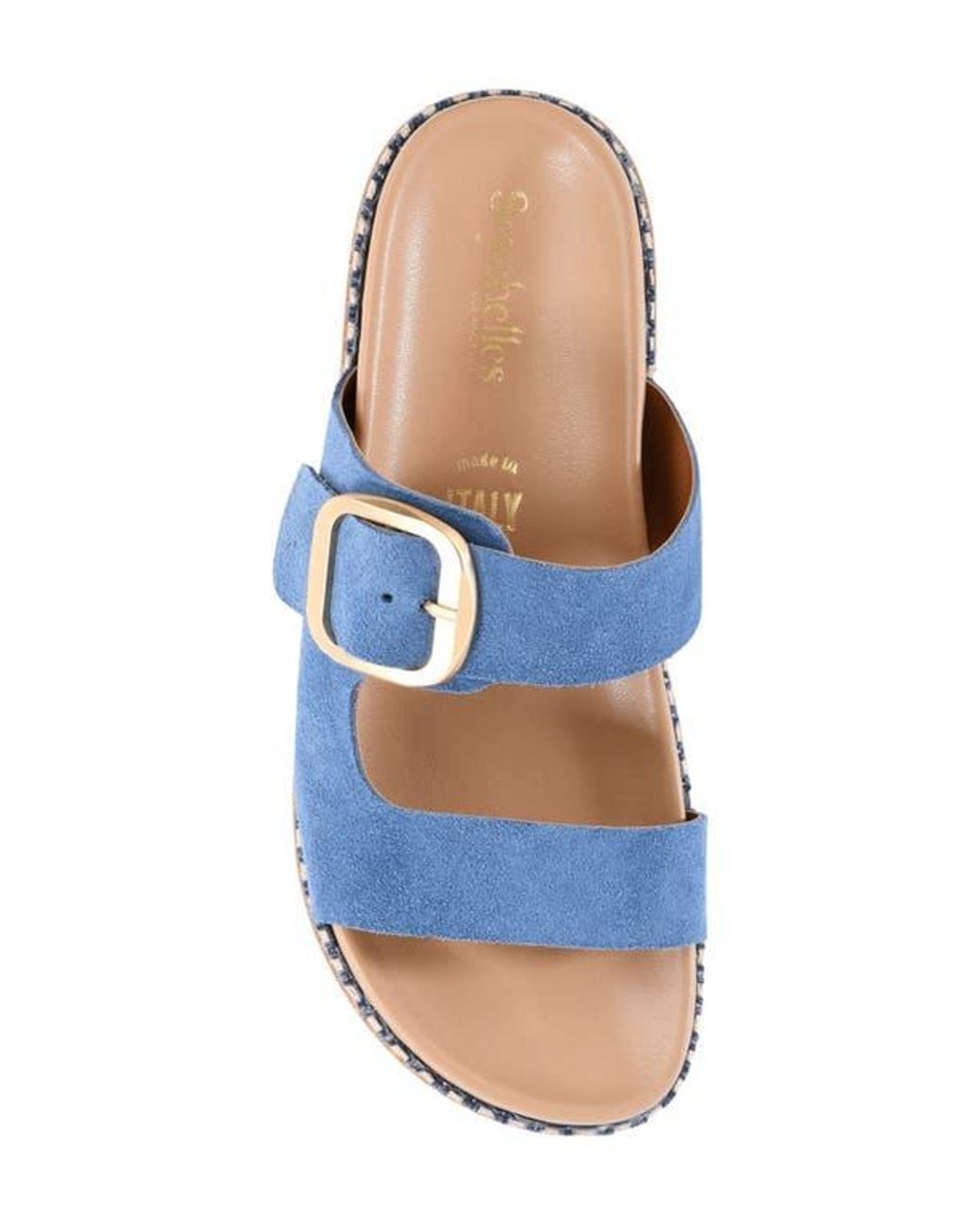 Seychelles Blue Getaway Slide Sandal