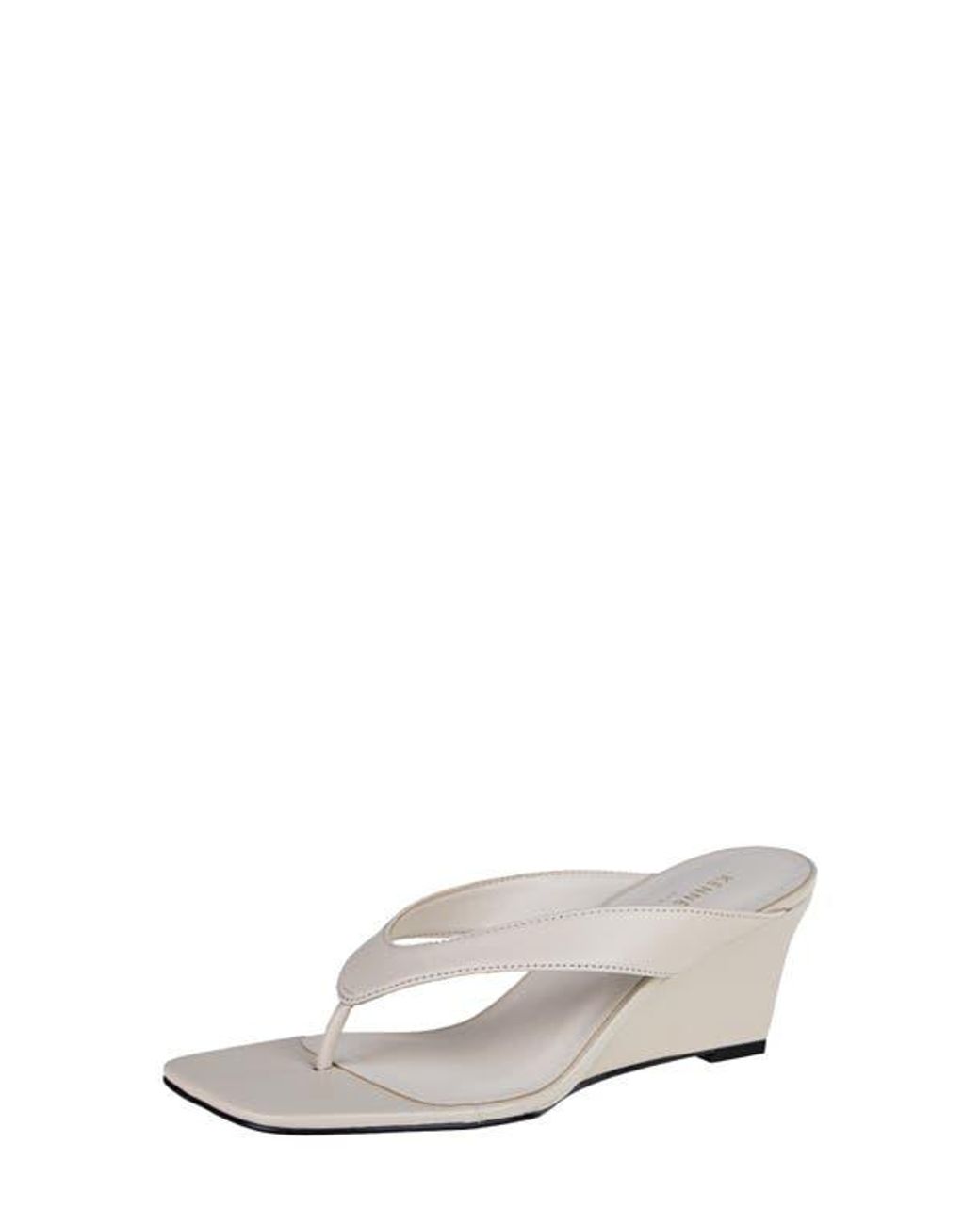 Kenneth Cole White Susannah Wedge Sandal