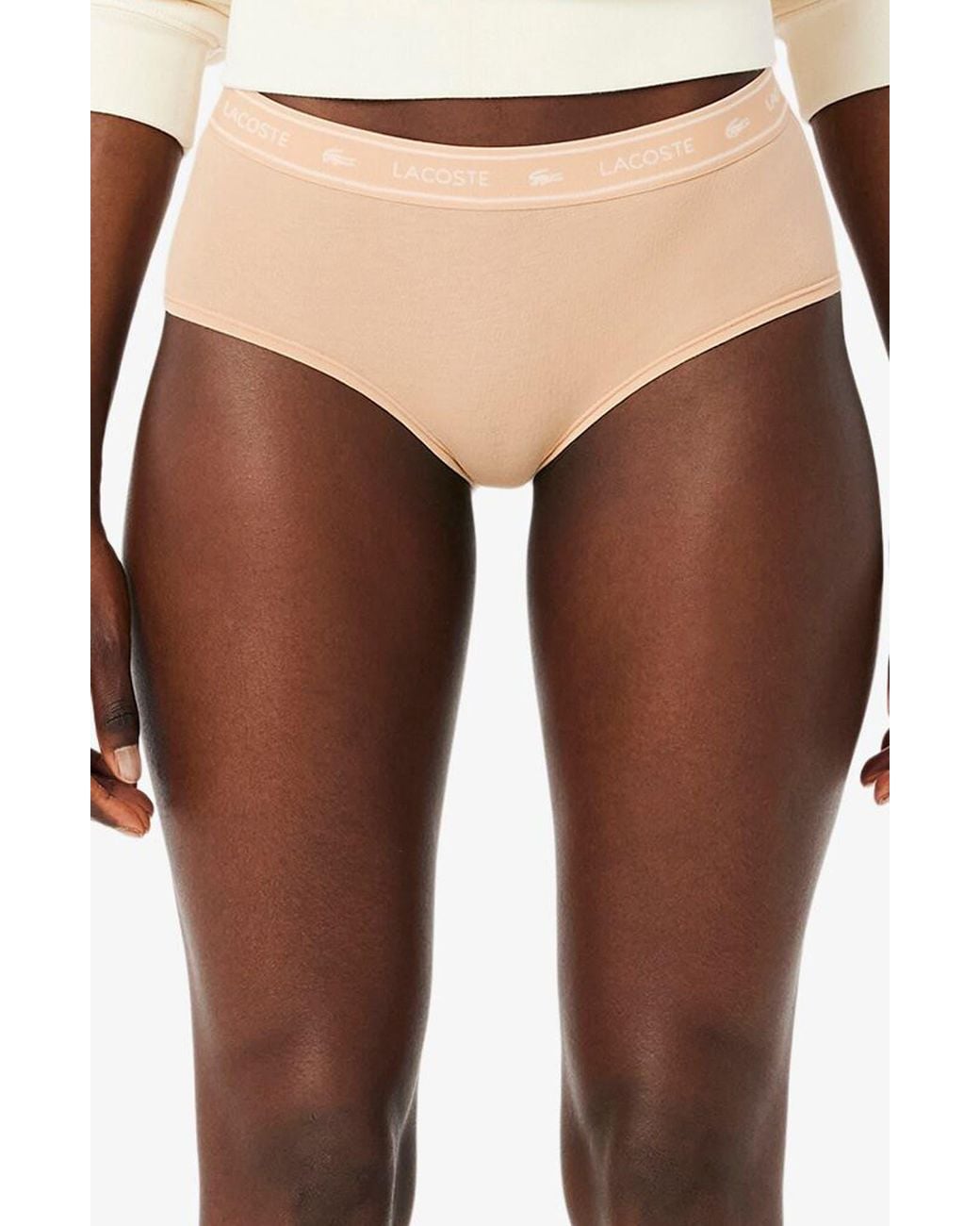 Lacoste Brown Stretch Cotton Briefs
