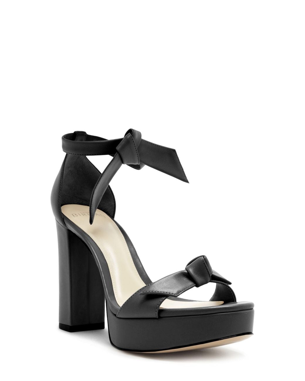 Alexandre Birman Black Mabeleh Ankle Strap Platform Sandal