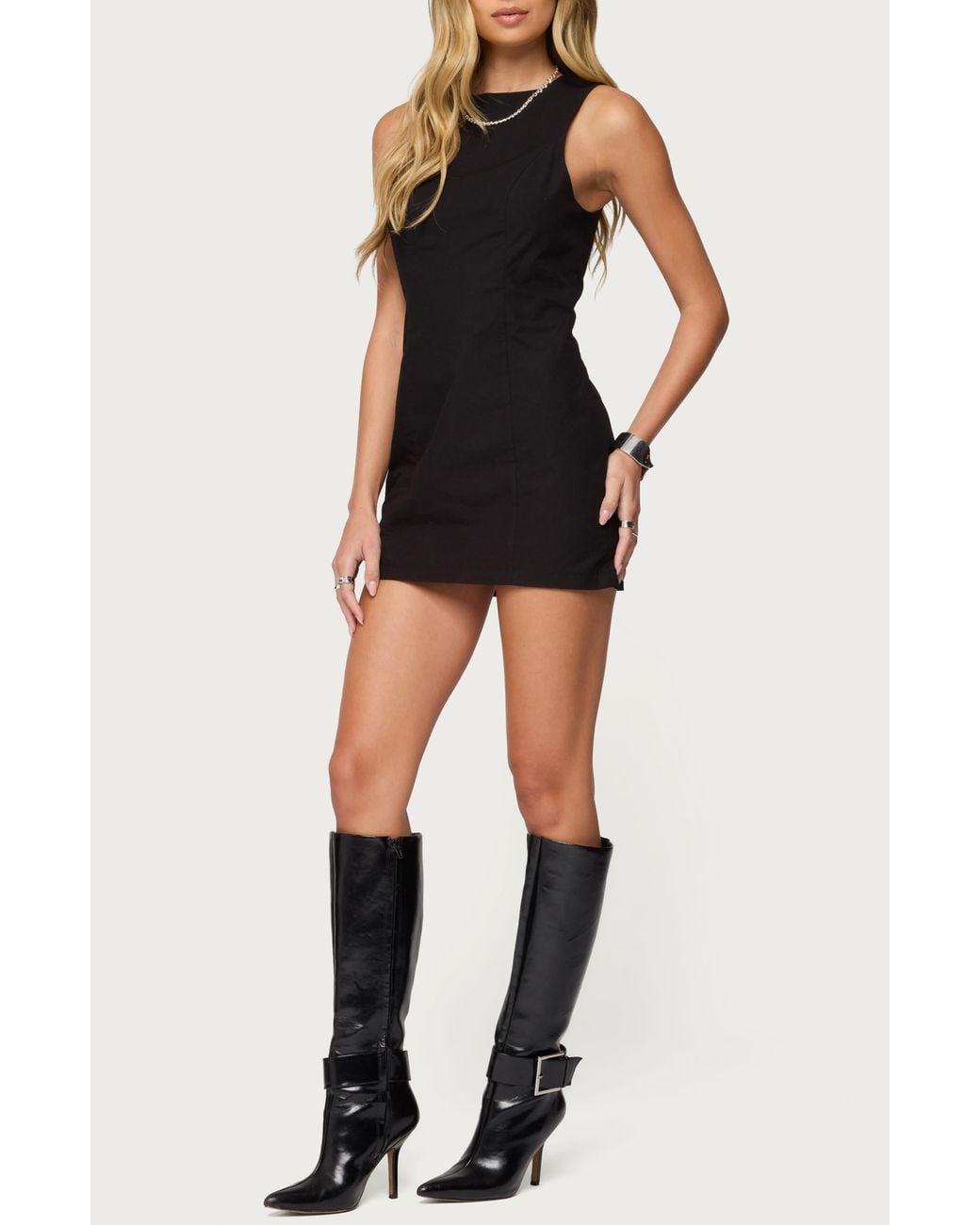 Edikted Black Macee Sleeveless Romper