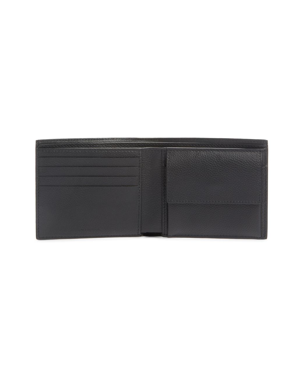Balenciaga Cash Leather Wallet in Black for Men Lyst