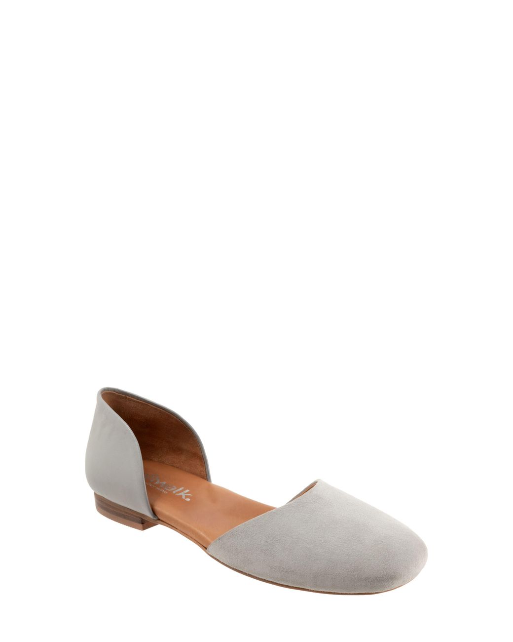 Softwalk® White Kamari D'Orsay Flat