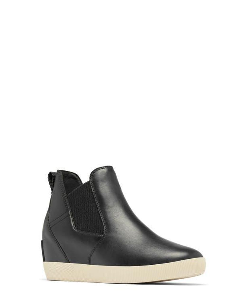 Sorel chelsea wedge black deals
