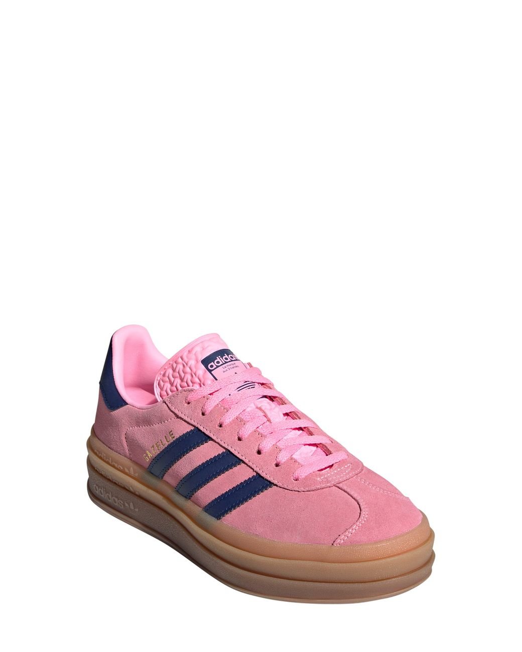 count Absay length adidas Gazelle Bold Platform Sneaker in Pink | Lyst