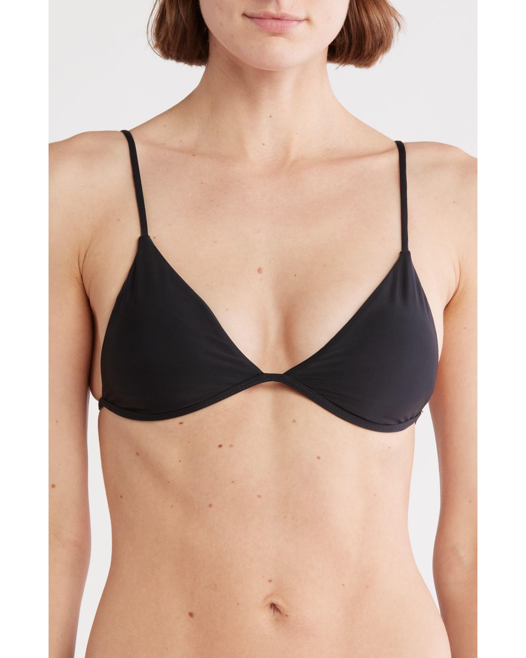 VYB Black Vitals Triangle Bikini Top