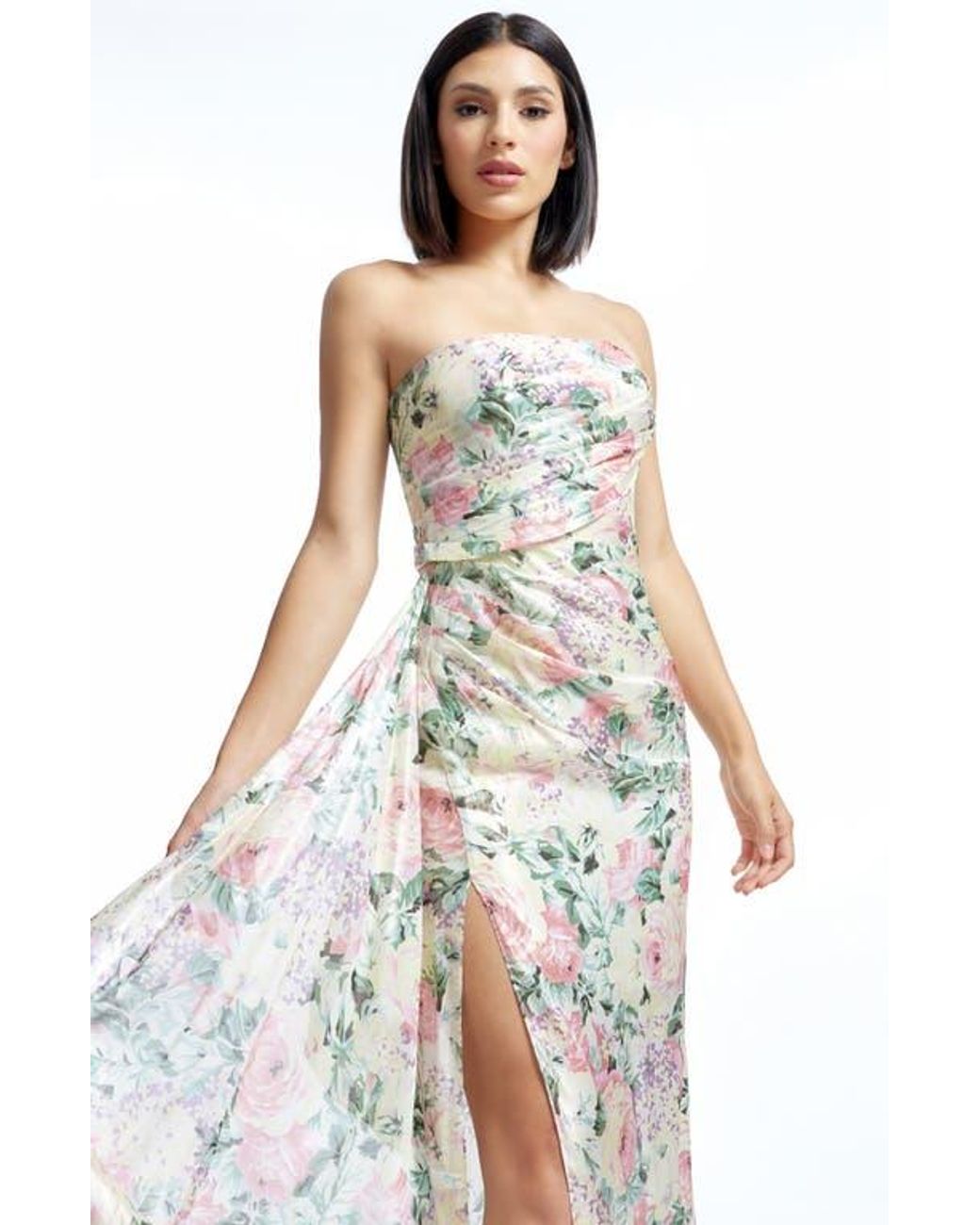 chinese dress ladies Petal and Pup Women's Angelique Strapless Maxi Dress main image 1