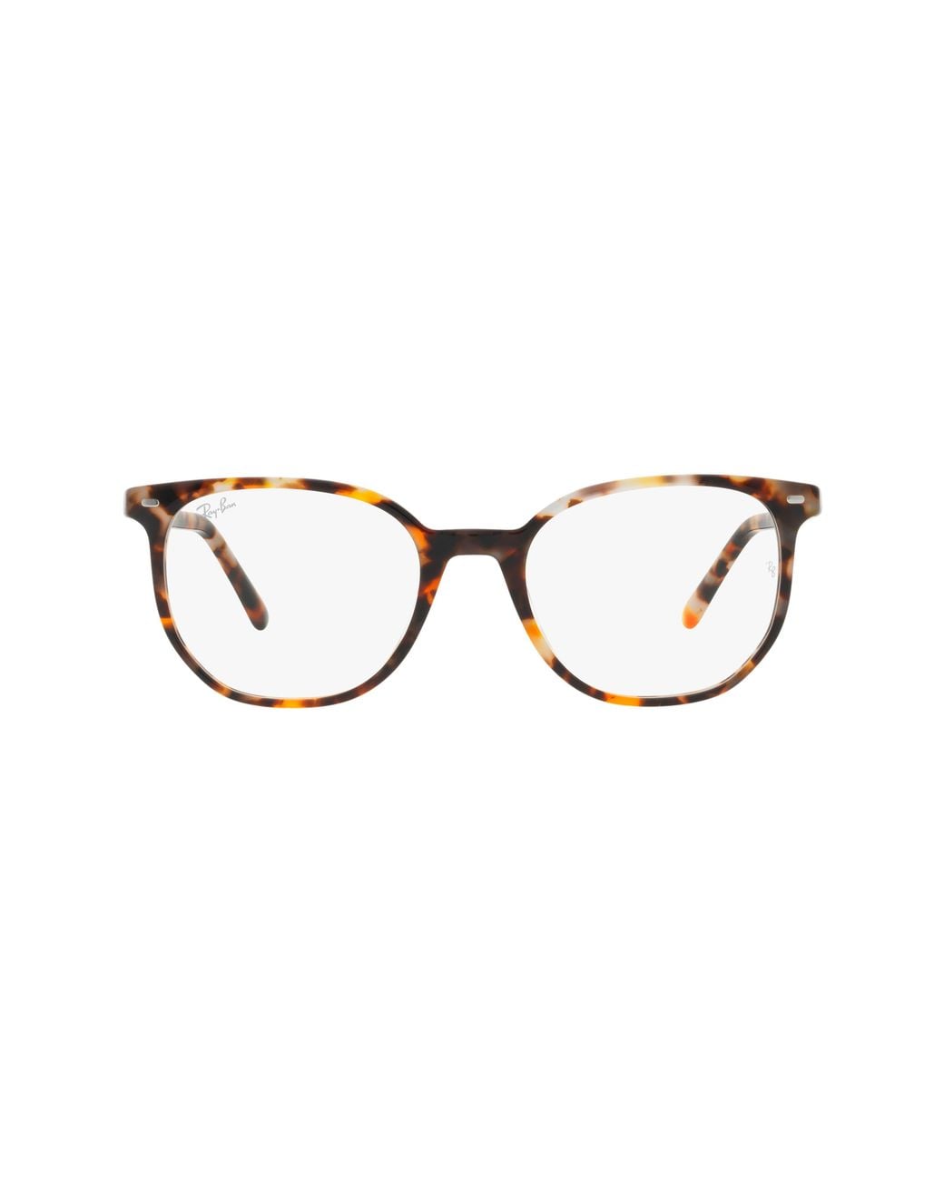 Ray-Ban Brown Elliot 50Mm Irregular Optical Glasses for men