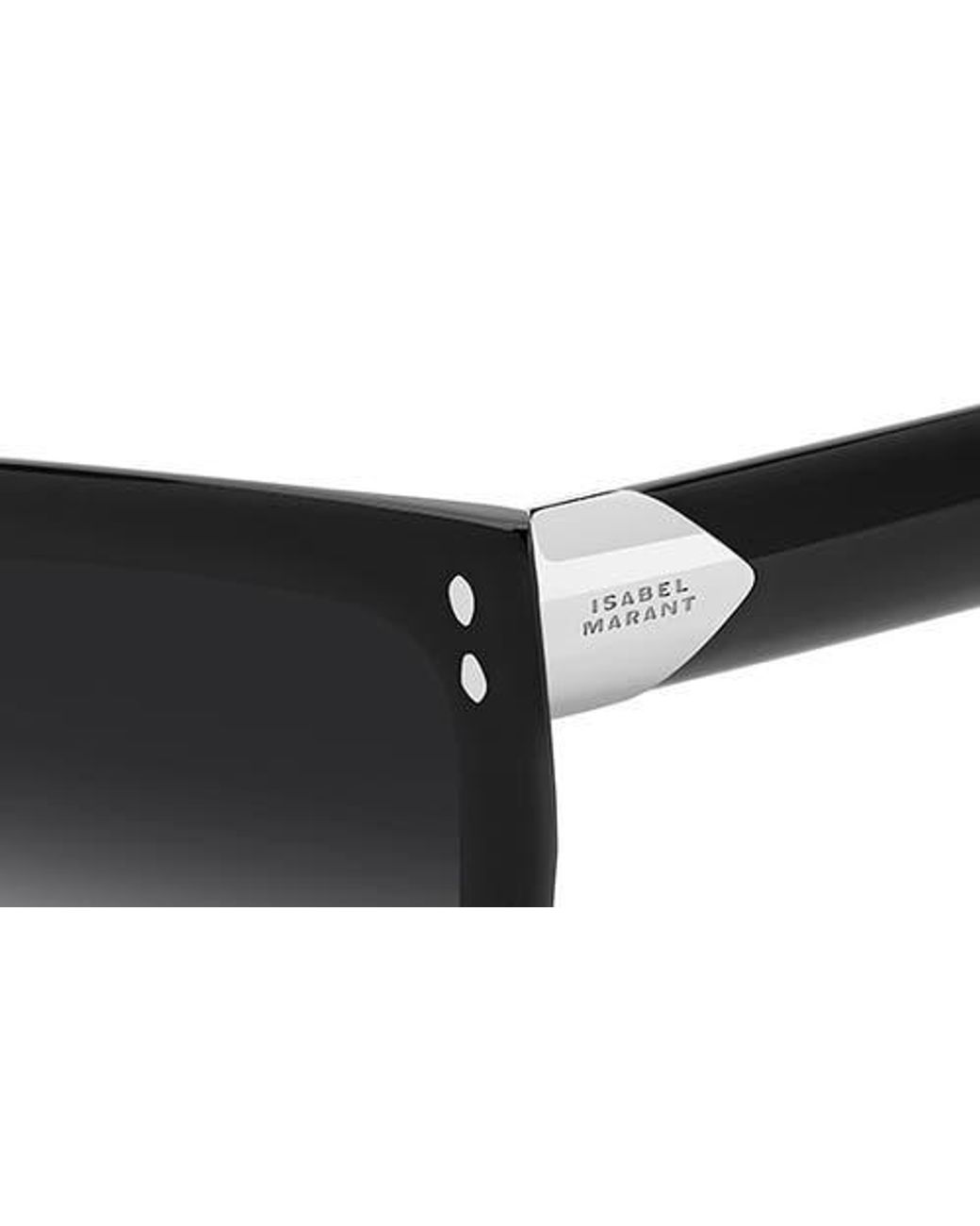 Isabel Marant Black 55Mm Gradient Rectangular Sunglasses