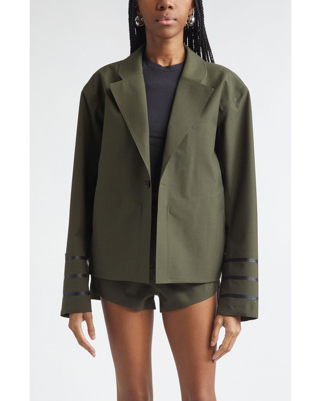 Coperni Green Technical Tailored Jacket