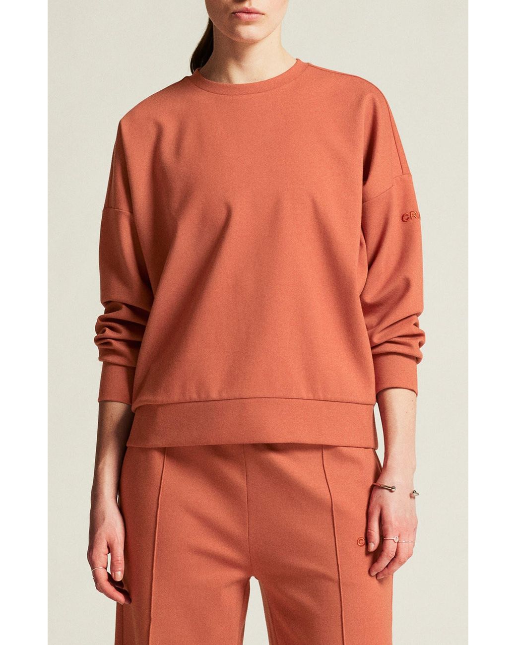 C.r.a.f.t Orange Adv Join Jersey Sweatshirt