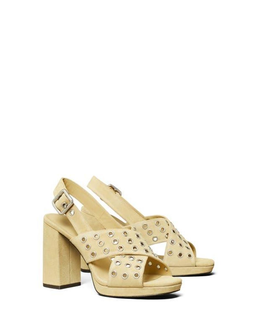 Tory Burch Natural Slingback Platform Sandal
