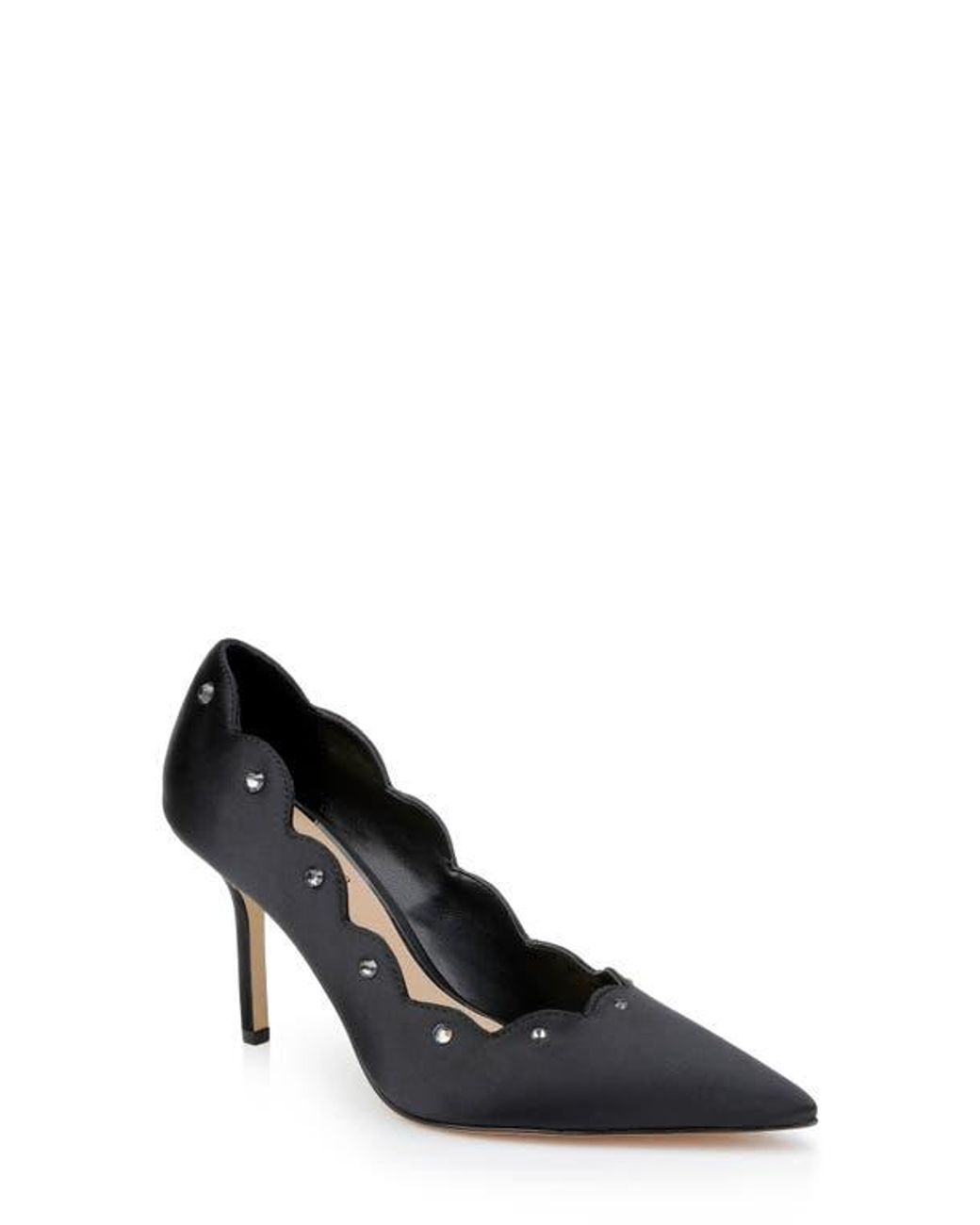 Badgley Mischka Eleni Pointed Toe Pump in Blue | Lyst